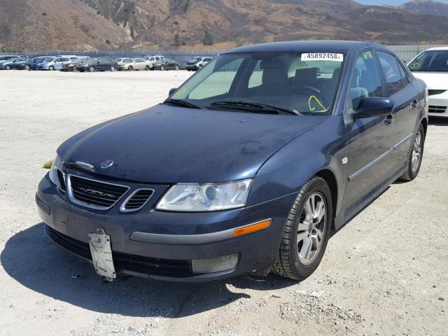 YS3FD49Y061031744 - 2006 SAAB 9-3 BASE BLUE photo 2