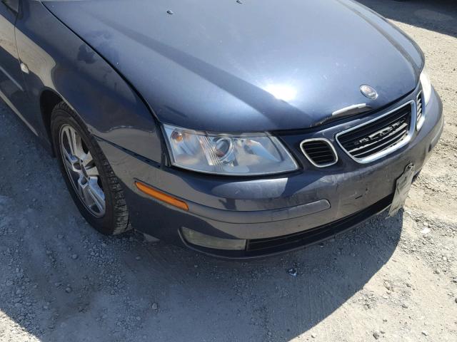 YS3FD49Y061031744 - 2006 SAAB 9-3 BASE BLUE photo 9