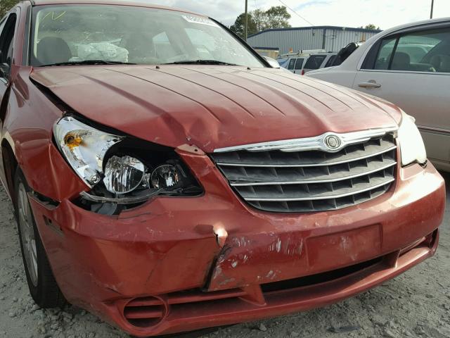 1C3LC46BX9N530520 - 2009 CHRYSLER SEBRING LX RED photo 9