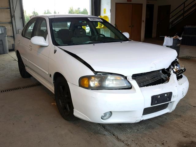 3N1AB51D43L716813 - 2003 NISSAN SENTRA SE- WHITE photo 1