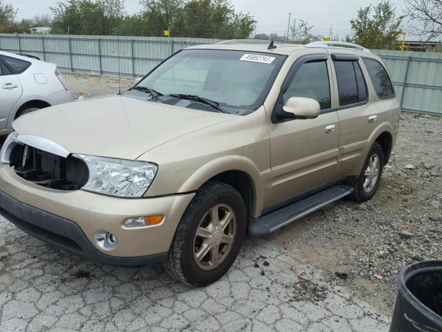 5GADT13S762302492 - 2006 BUICK RAINIER CX TAN photo 2