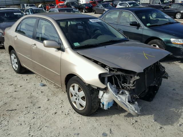 1NXBR32E68Z998082 - 2008 TOYOTA COROLLA BEIGE photo 1