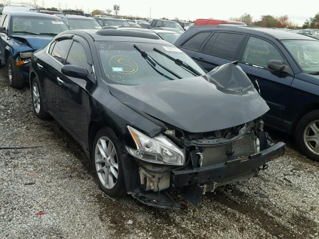 1N4AA5AP8AC866917 - 2010 NISSAN MAXIMA S BLACK photo 1