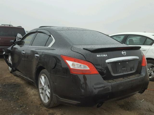 1N4AA5AP8AC866917 - 2010 NISSAN MAXIMA S BLACK photo 3