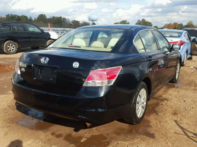 1HGCP25368A110730 - 2008 HONDA ACCORD BLACK photo 4