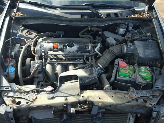 1HGCP25368A110730 - 2008 HONDA ACCORD BLACK photo 7