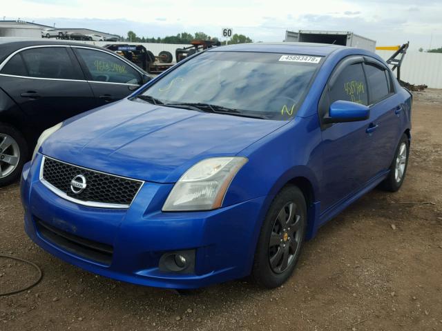 3N1BB6AP3AL600956 - 2010 NISSAN SENTRA SE- BLUE photo 2