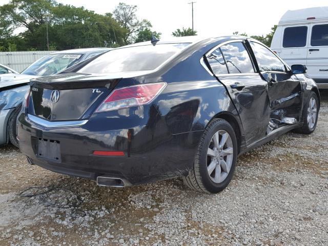 19UUA8F54CA027864 - 2012 ACURA TL BLACK photo 4