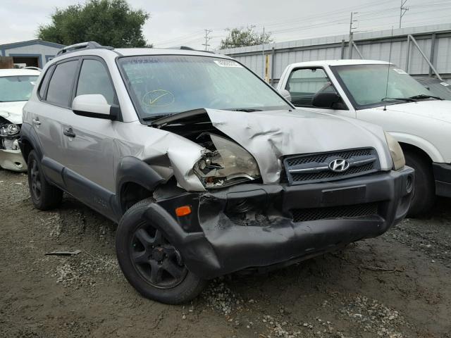 KM8JN72D95U135813 - 2005 HYUNDAI TUCSON GLS SILVER photo 1