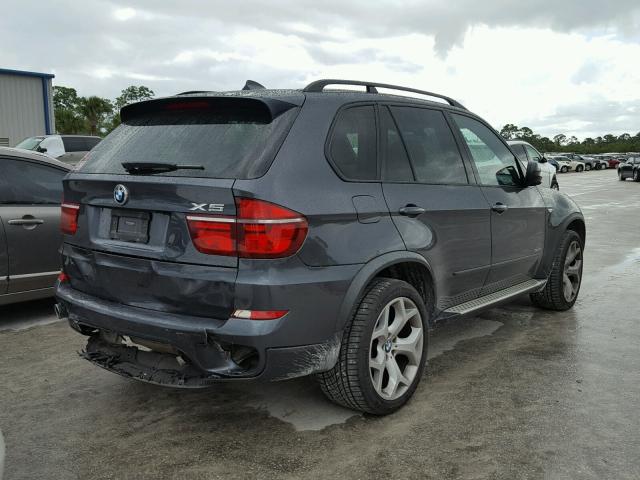 5UXZW0C50CL668802 - 2012 BMW X5 XDRIVE3 GRAY photo 4