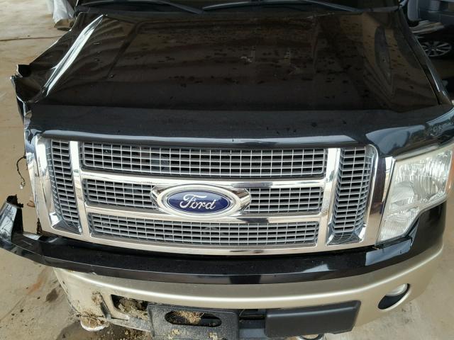 1FTPX14VX9FA09675 - 2009 FORD F150 SUPER BLACK photo 7