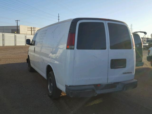 1GCFG15RX11124940 - 2001 CHEVROLET EXPRESS G1 WHITE photo 3