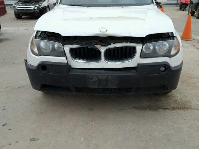 WBXPA73424WC36340 - 2004 BMW X3 2.5I WHITE photo 9