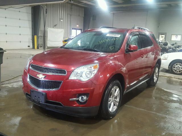 2GNALCEK9F6322926 - 2015 CHEVROLET EQUINOX LT RED photo 2