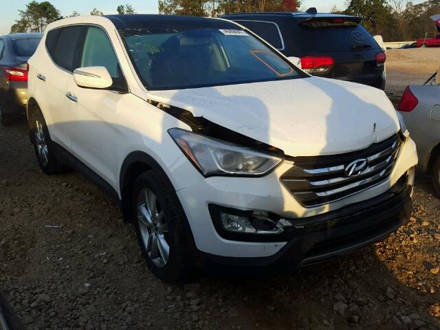 5XYZW3LA6DG017722 - 2013 HYUNDAI SANTA FE S WHITE photo 1