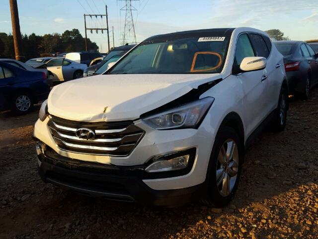 5XYZW3LA6DG017722 - 2013 HYUNDAI SANTA FE S WHITE photo 2