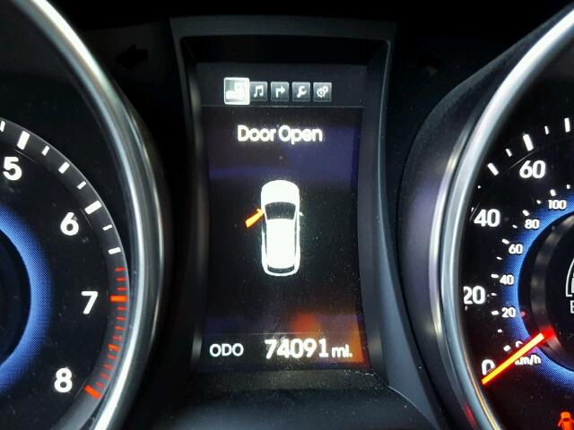 5XYZW3LA6DG017722 - 2013 HYUNDAI SANTA FE S WHITE photo 8