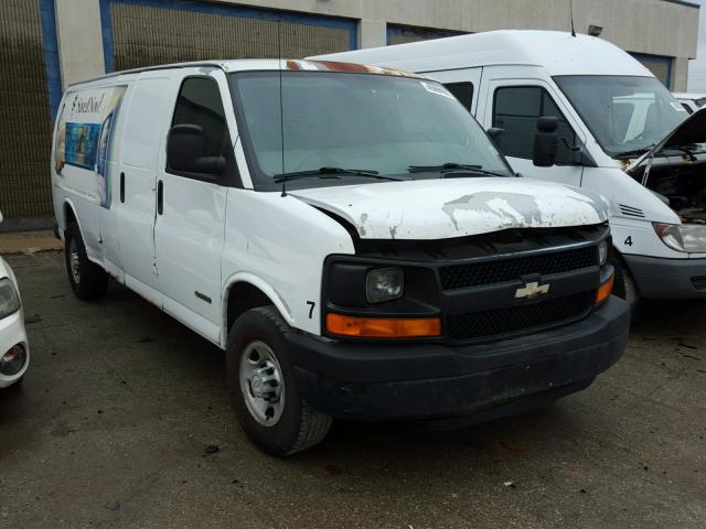 1GCGG29V461208552 - 2006 CHEVROLET EXPRESS G2 WHITE photo 1