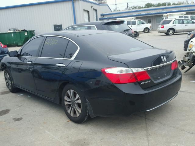 1HGCR2F30FA272472 - 2015 HONDA ACCORD LX BLACK photo 3