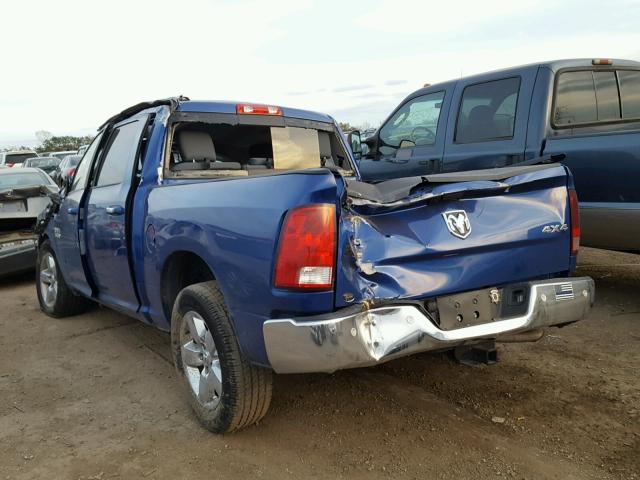 1C6RR7LG9HS553946 - 2017 RAM 1500 SLT BLUE photo 3