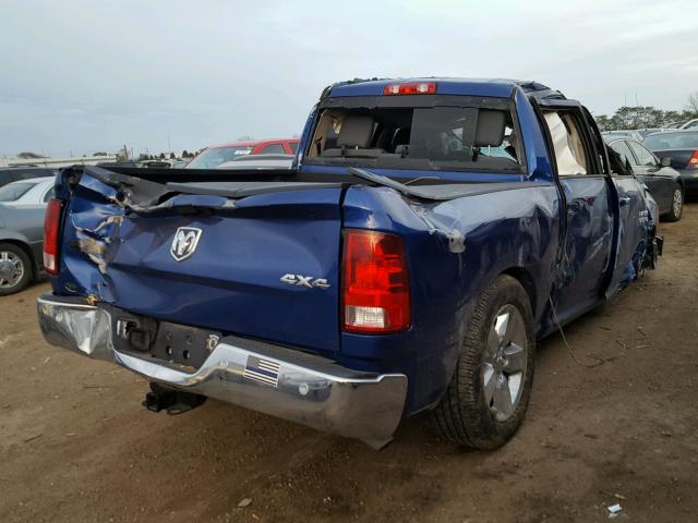 1C6RR7LG9HS553946 - 2017 RAM 1500 SLT BLUE photo 4