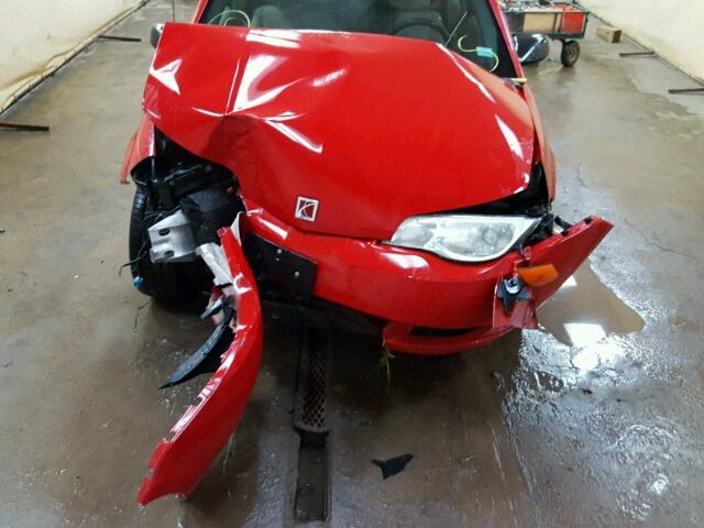 1G8AM12F45Z145894 - 2005 SATURN ION LEVEL RED photo 7