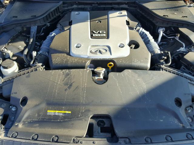 JN1BV7AR0EM692392 - 2014 INFINITI Q50 BASE BLACK photo 7