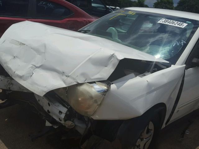 1G1ZS51F16F249309 - 2006 CHEVROLET MALIBU LS თეთრი ფოტო 10