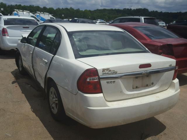 1G1ZS51F16F249309 - 2006 CHEVROLET MALIBU LS თეთრი ფოტო 3