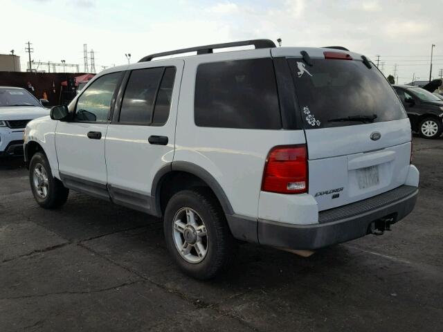 1FMZU63K53ZA44907 - 2003 FORD EXPLORER X WHITE photo 3