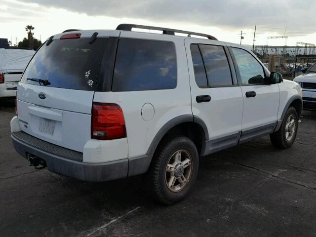 1FMZU63K53ZA44907 - 2003 FORD EXPLORER X WHITE photo 4