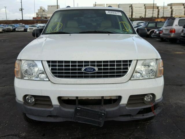 1FMZU63K53ZA44907 - 2003 FORD EXPLORER X WHITE photo 9