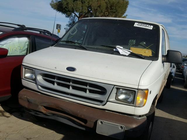 1FTNE24L11HA36614 - 2001 FORD ECONOLINE WHITE photo 2