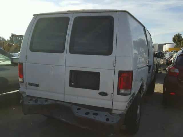 1FTNE24L11HA36614 - 2001 FORD ECONOLINE WHITE photo 4