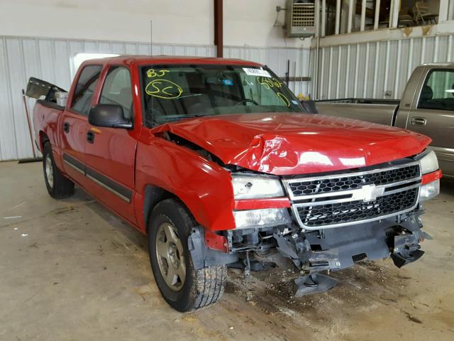 2GCEC13T261198862 - 2006 CHEVROLET SILVERADO RED photo 1