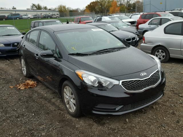 KNAFX4A62G5489544 - 2016 KIA FORTE LX BLACK photo 1