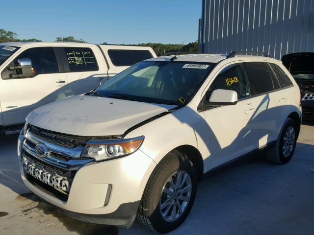 2FMDK3KC0BBA83897 - 2011 FORD EDGE LIMIT WHITE photo 2