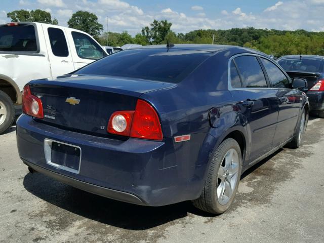 1G1ZH57B984307491 - 2008 CHEVROLET MALIBU 1LT BLUE photo 4