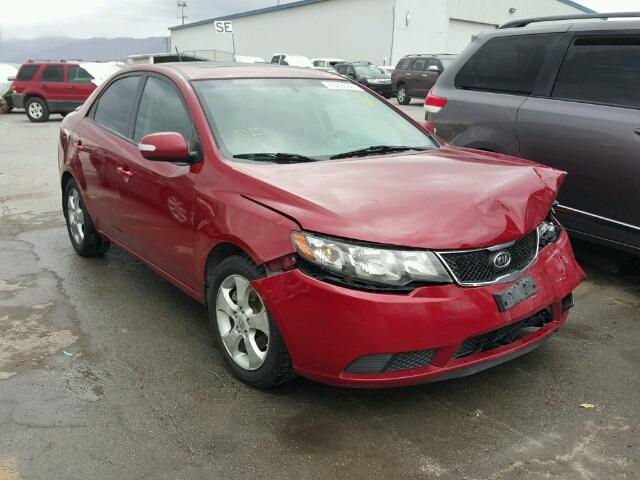 KNAFU4A28A5308704 - 2010 KIA FORTE RED photo 1