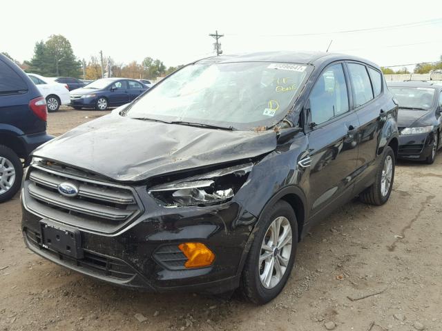 1FMCU0F76HUC83655 - 2017 FORD ESCAPE S BLACK photo 2