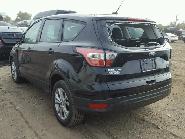 1FMCU0F76HUC83655 - 2017 FORD ESCAPE S BLACK photo 3