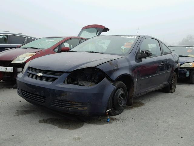 1G1AL18F387191659 - 2008 CHEVROLET COBALT LT BLUE photo 2