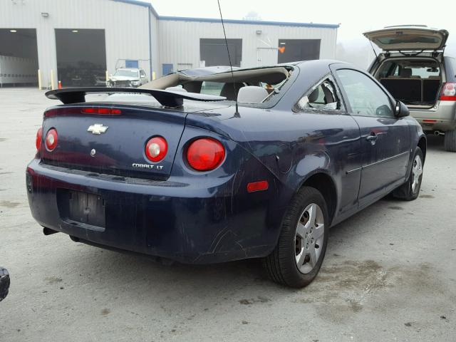 1G1AL18F387191659 - 2008 CHEVROLET COBALT LT BLUE photo 4