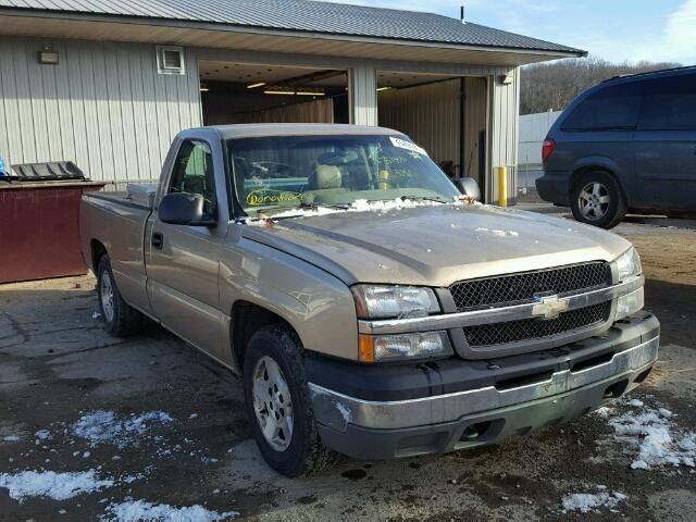 1GCEC14XX5Z175126 - 2005 CHEVROLET SILVERADO TAN photo 1