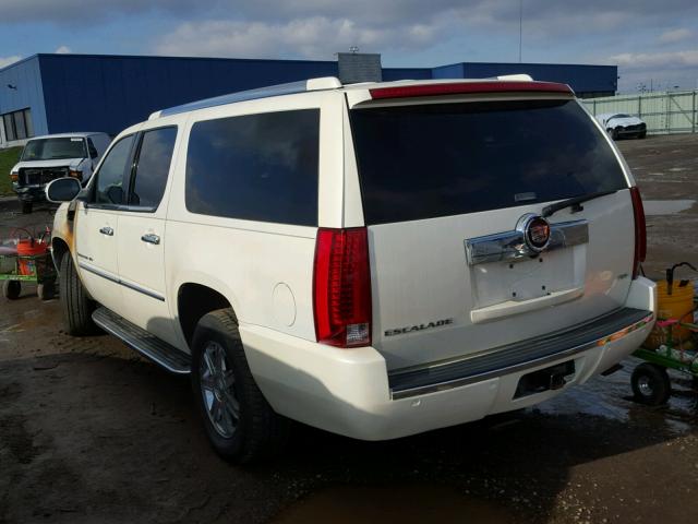 1GYFK66857R257336 - 2007 CADILLAC ESCALADE E WHITE photo 3