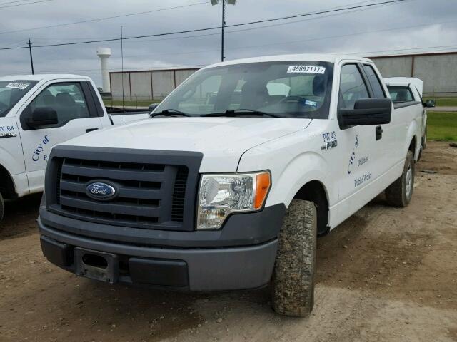 1FTRX12W09KB83914 - 2009 FORD F150 SUPER WHITE photo 2