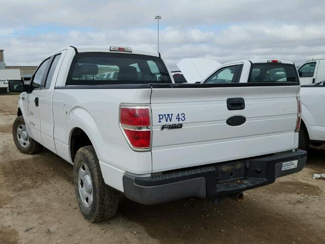 1FTRX12W09KB83914 - 2009 FORD F150 SUPER WHITE photo 3