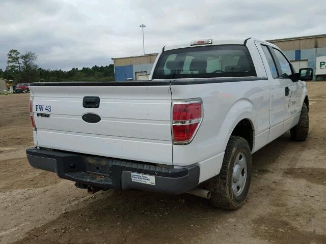 1FTRX12W09KB83914 - 2009 FORD F150 SUPER WHITE photo 4