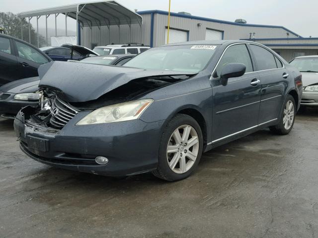 JTHBJ46G472112072 - 2007 LEXUS ES 350 BLUE photo 2