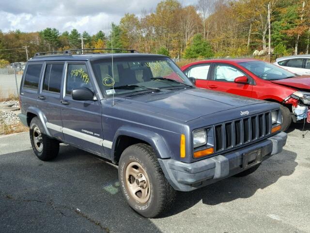 1J4FF48S21L548310 - 2001 JEEP CHEROKEE BLUE photo 1